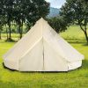 Outsunny 16.5' Large Family Tent 10 Persons Waterproof Teepee Bell Tents Hunting Camp Huge Four Season