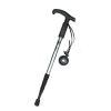 Four-Section Curved Handle Trekking Pole for Camping
