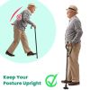 Collapsible Walking Cane with Adjustable Heights for Hiking